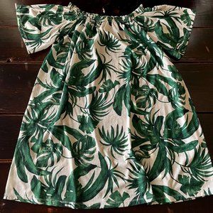 H&M Conscious Palm Leaf Dress